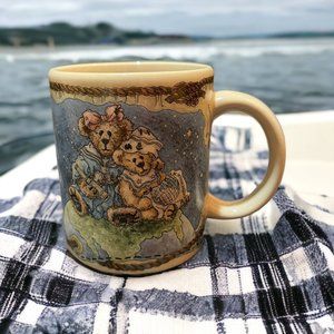 Teddybears with Sailboat and Moon Coffee Cup | 1999 The Boyds Collection